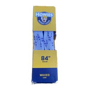 Howies White Waxed Hockey Skate Laces Waxed 84" 213cm Worlds Highest Quality New